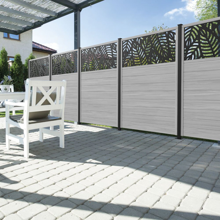 Barrette Outdoor Living 73.38'' H x 49.65'' W Vinyl Fencing Kits Wayfair